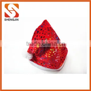 SJ-6734 30*40 Christmas Decoration Gifts Fleece Adult Santa Hat thumbnail-3