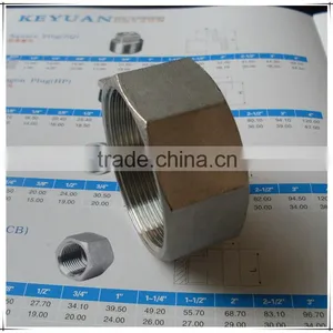 Stainless Steel BSP Hex Cap 316 thumbnail-1