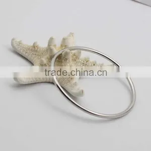 Silver 316L Stainless Steel Classic Bracelet Bangle thumbnail-2