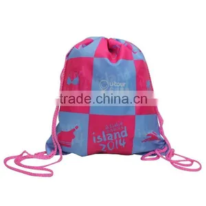 Nylon Polyester Foldable Shopping Drawstring Nylon Bag thumbnail-1