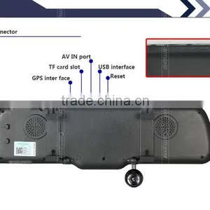 5" Rearview Mirror Wiht Android Navigation Dual Camera Car Camera hd Dvr thumbnail-3