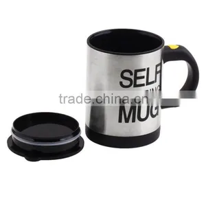 Automatic Plain Mixing Coffee Tea Cup Lazy Self Strring Mug Button Pressing thumbnail-5