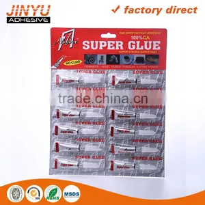 Jinyu Hot Sale Factory Price Oem Odm Welcome 3 Seconds Quick Dry Aluminium Tube Packing Super Strong Glue for Rubber thumbnail-1