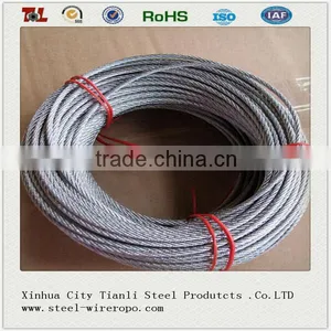 Manufacture for Galvanized Elevator Cable / Elevator Wire Rope thumbnail-1