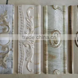 Algerial Hot Sale Ceramic Relief Rustic Border 300x100mm thumbnail-1