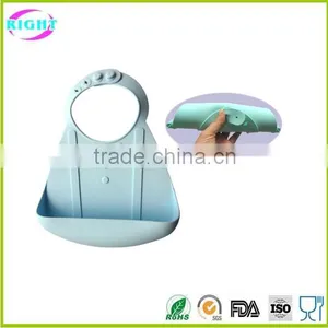 FDA Approved Cute Silicone Waterproof Baby Bib thumbnail-4