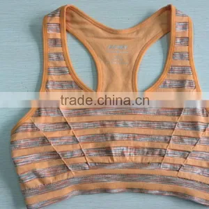 Ladies High Quality Sexy Seamless Sport Bra and Gym Wear thumbnail-2