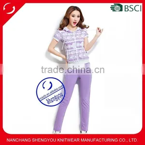 Wholesale Custom Cotton Womens Plain Tracksuit Jogger Pants thumbnail-1