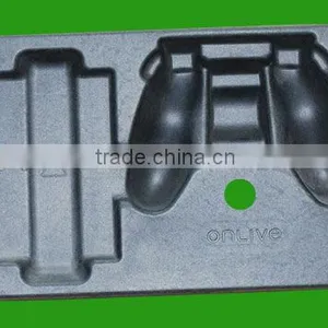 New Design High Quality Biodegradable Dry Pressing Bagasse Pulp Car Racing Game Machine Packaging Trays thumbnail-1