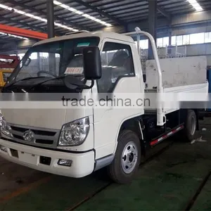 Export to MALDIVES Small Cargo Truck With Hydraulic Tail Lifting thumbnail-1