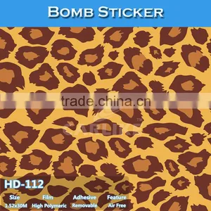 HD-110 CARLIKE Air Bubble Free Color Printing Beautiful Car Sticker Bomb thumbnail-3
