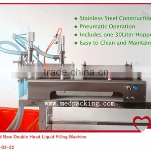 Brand New Double Heads Pneumatic Liquid Filling Machine(30~500ml) thumbnail-1