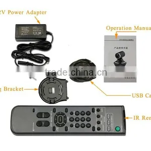 10X Wide Angle Pan/Tilt HD USB Web Desktop Video Conference Camera thumbnail-3