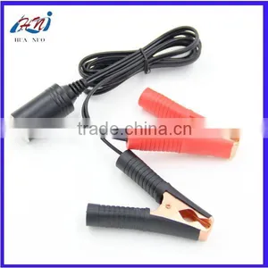 Cigarette Lighter Socket to Alligator Clips With DC Power Cable thumbnail-4