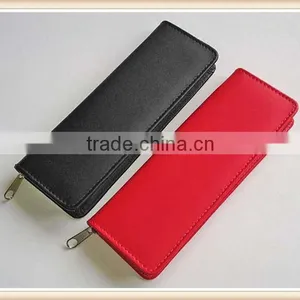High Quality Leather Zipper Pen Case for Metal Pen thumbnail-3