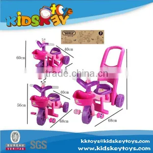 3 in 1 Multi-function Kid Car Push Handle Kid Bicycle for 3 Years Old Children Tricycles From China thumbnail-1