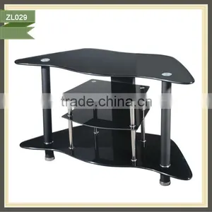 Furniture Modern Design Glass Spray Painting tv Stand thumbnail-1