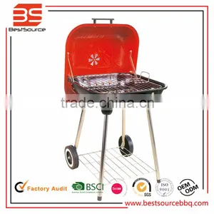 Hamburg Charcoal BBQ Grill For Outdoor Barbecue thumbnail-1