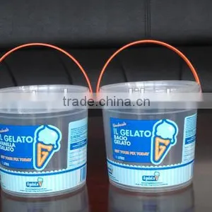 Food Grade 1.2L Clear Cold Storage Salad Pail thumbnail-2