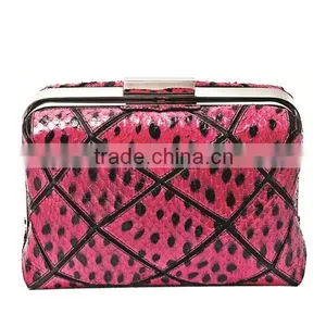 Red Grid Bags, Ladies Cuboid Evening Bags EV1123 thumbnail-1