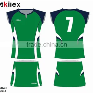 Wholesale Custom Sublimation Cheap Netball Jersey/ Netball Wear Netball Dress thumbnail-3