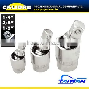 CALIBRE 1/4", 3/8" and 1/2"Drive 3PC Universal Joint Socket thumbnail-2