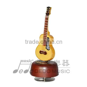 Rotating Wooden Music Box in Various of Instruments Shape thumbnail-6