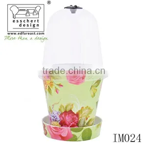2016 Wholesale Unique Round Shape Plastic Flowerpot thumbnail-1