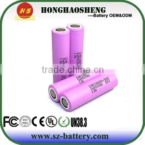 Authentic Samsung li Ion Battery 18650 ICR 30Q 3.7v 3000mah Samsung Battery Cell thumbnail-1