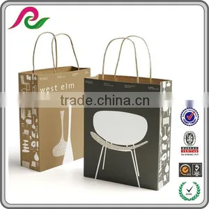 Accept Custom Order Gift Industrial Use and Hand Length Handle Sealing Kraft Paper Shopping Bag thumbnail-4
