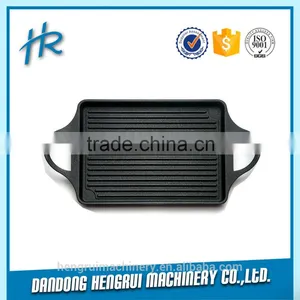 Die Cast Aluminum Grill Pan/cast Iron Bbq Grill Plate/black Cast Iron Grill Grate thumbnail-5