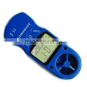 LCD Digital Hand-held Wind Speed Gauge Meter Multifunction Measure Anemometer Thermometer and Temperature Quality Choice thumbnail-1