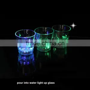Water Activated Octagonal Cup KTV Bar Supplies Creative LED Glasses thumbnail-2