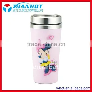Double Wall Plastic Cup& Stainless Steel Inner thumbnail-1