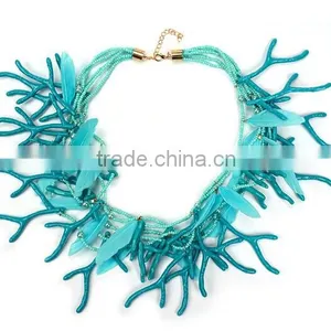 European Style Exaggerate Antlers Handmade Choker Necklace thumbnail-3