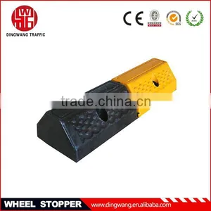 4 Hole Rubber Parking Car Stopper thumbnail-1