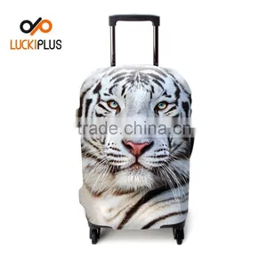 Luckiplus Spandex Soft Trolley Case Cover Unique Technology Portable Luggage Cover thumbnail-5