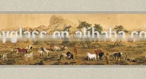 New Design Decorative Wall Art Glass Painting thumbnail-2