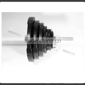 300bl Three Hole Weight Plate Crossfit Barbell Set thumbnail-3