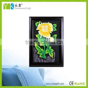 Beautiful Chrysanthemum Flower Hand Made Wooden Picture Frame thumbnail-6