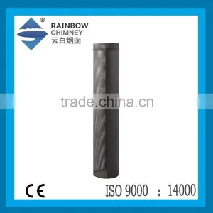 CE Stainless Steel Single Wall Chimney Flue Pipe Stove Pipe Fireplace Flue Kit thumbnail-5