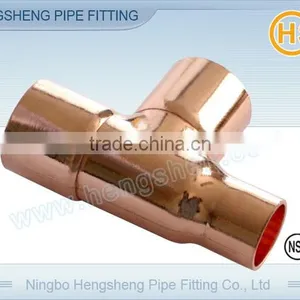 Copper Reducing Tee C X C X C thumbnail-1