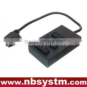 21pin Scart Plug to 3 x 21pin Scart Jacks Box 30cm (dvd.video,dvd-r) thumbnail-1