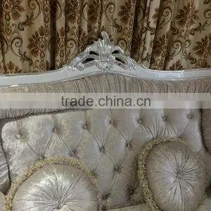 Modern France Wooden Fabric Sofa Set Living Room Design thumbnail-6