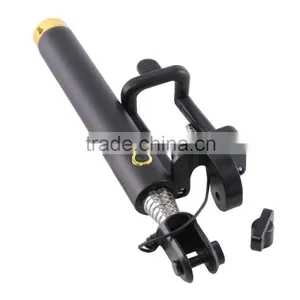 2015 Hot Portable in Pocket Flexible Walking Stick Selfie Stick With Wired Cheap Price thumbnail-5
