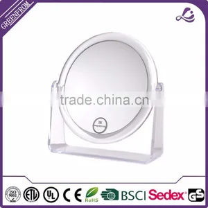 Round Shape Plastic Makeup Mirror thumbnail-1