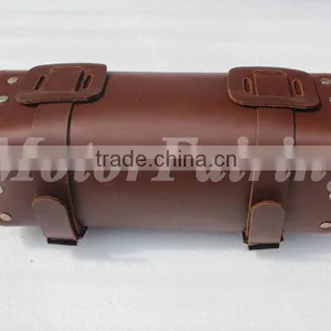 Saddle Bags Motorbike Bag Motorcycle Bag Motorbike Bag Motorbike Tool Bag Touring Traverbag Motorcycle Accessories Brown Leather thumbnail-1
