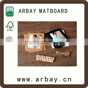 Newest Decorative Uncut Paper Craft Picture Frame Weeding Love Photo Mat Board 16x20 Poster thumbnail-2