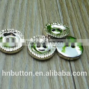 Factory Wholesale Sliver Plating Plastic Sewing Button thumbnail-1
