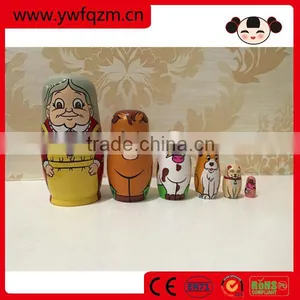 Home Decoration Wooden Nesting Doll thumbnail-1